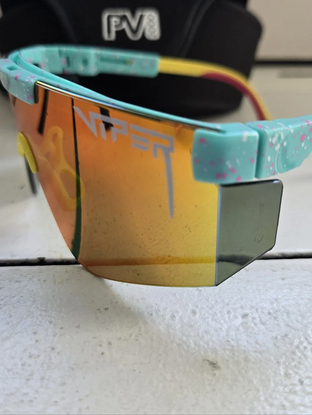 Pit Viper vibrant rainbow
